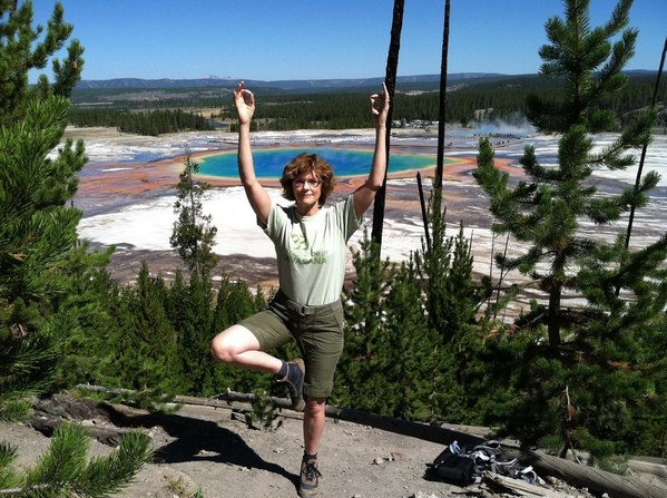 Anne Ondrey at Yellowstone